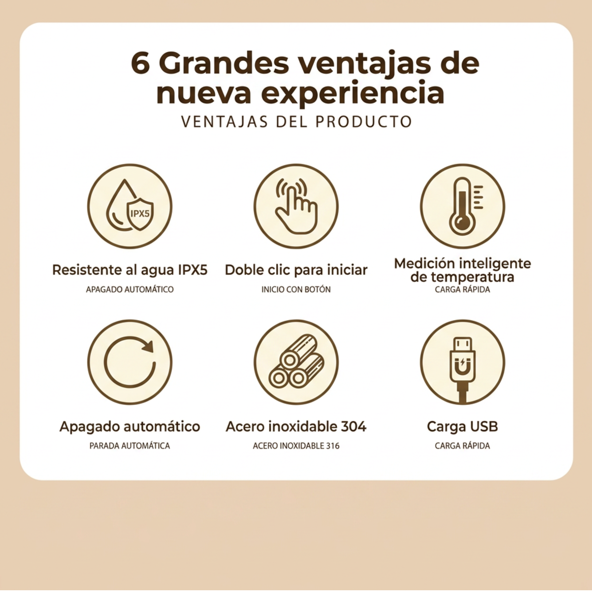 Taza eléctrica de café de 380 ml con automezcla